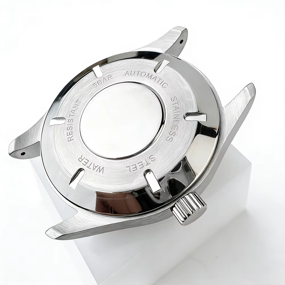 Boîtier de montre pilote 40mm compatible avec cadran 33-34.3mm pour Seiko 5Sports NH35/36/Eta2824