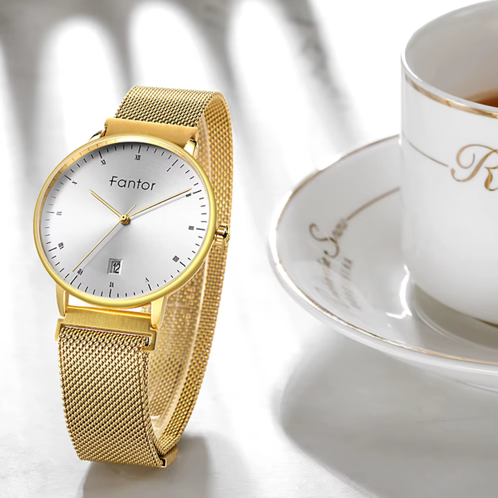 Fantor – montre-bracelet en argent pour femmes