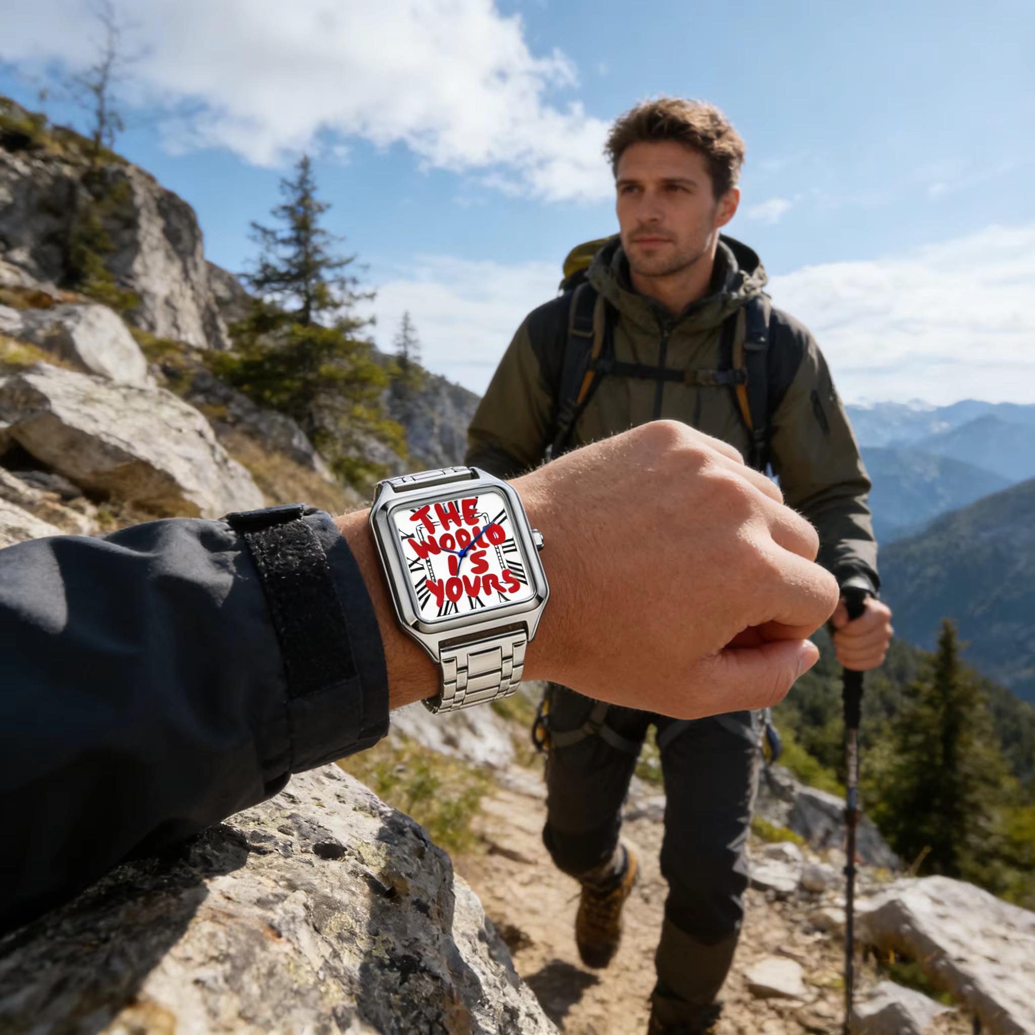 Montre d'affaires haut de gamme pour hommes