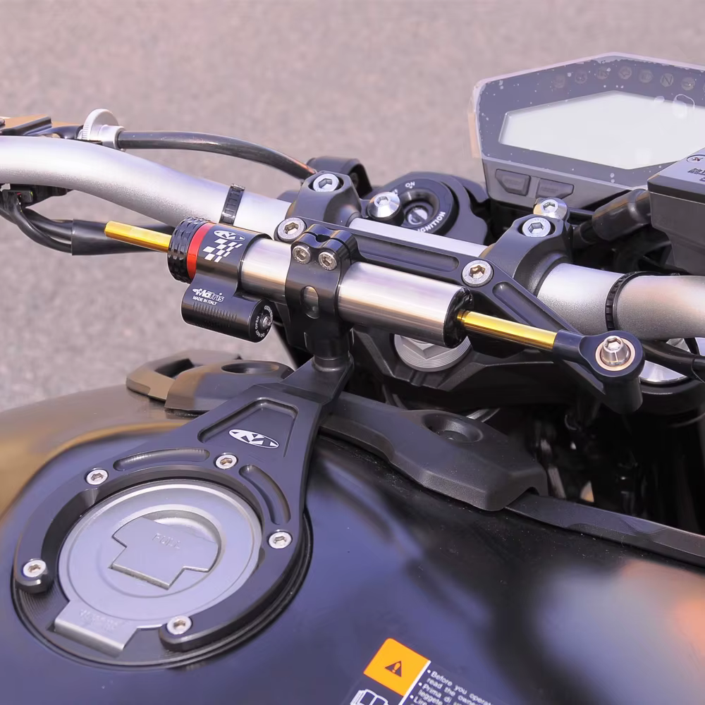 Amortisseur de direction avec support, accessoires de moto, pour YAMAHA MT-09 FZ-09 MT 09 MT09 FZ09 2013 2014 2015 2016 2017 2018 2019