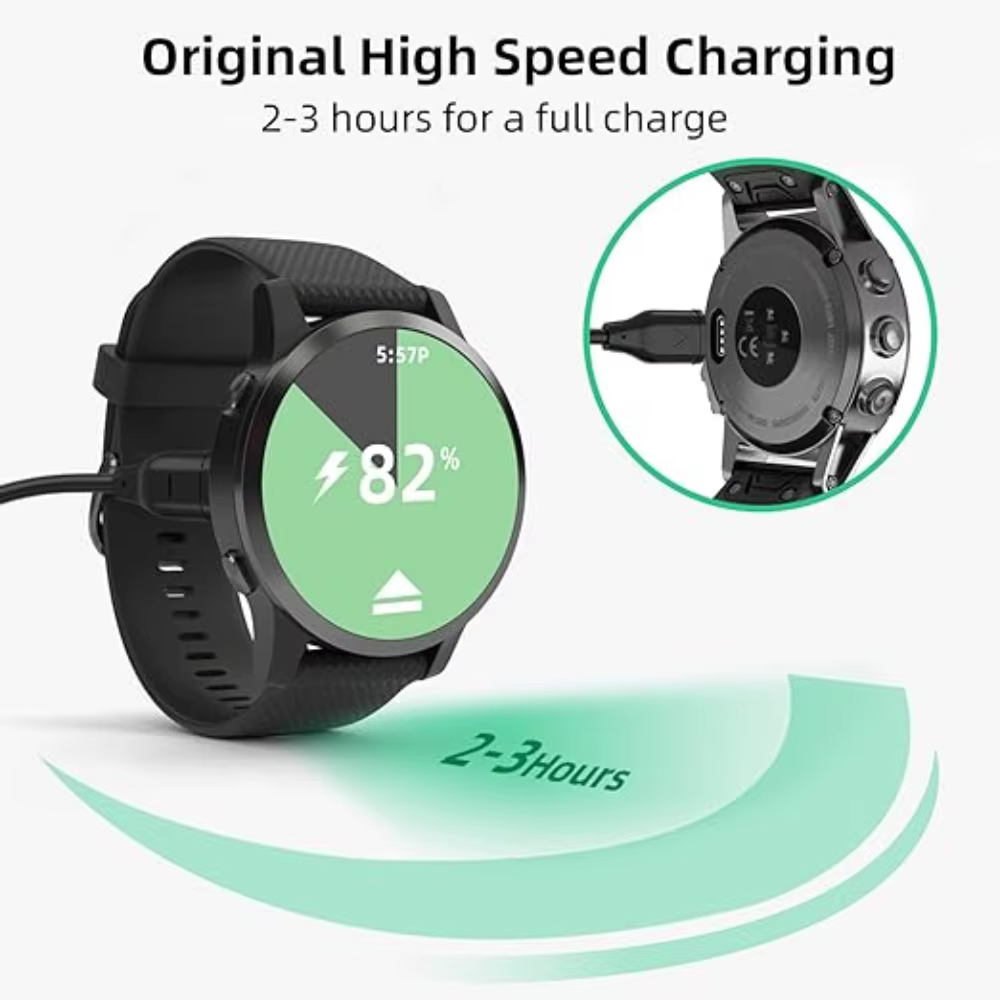Pour Garmin Fenix 5 5S 5X Plus 6 6S 6X Pro 7 7S 7X chargeur USB-C