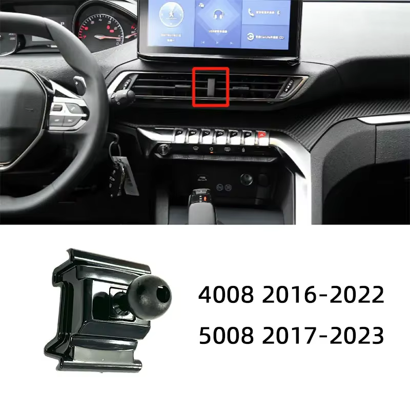 Support de téléphone portable pour voiture, support de navigation GPS fixe, base de fixation dédiée pour Peugeot 408 3008 4008 308 5008 508, accessoires de voiture