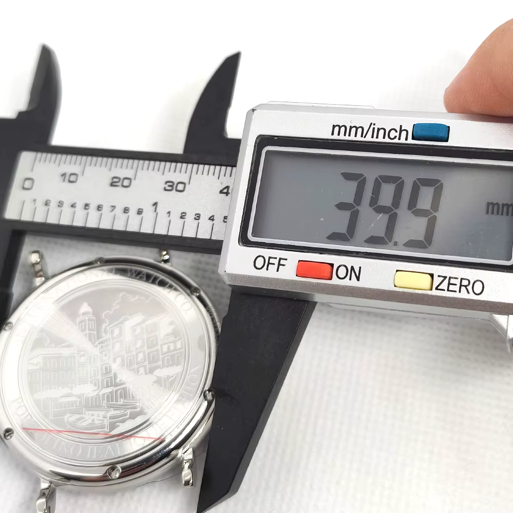 Boîtier de montre en acier inoxydable fin