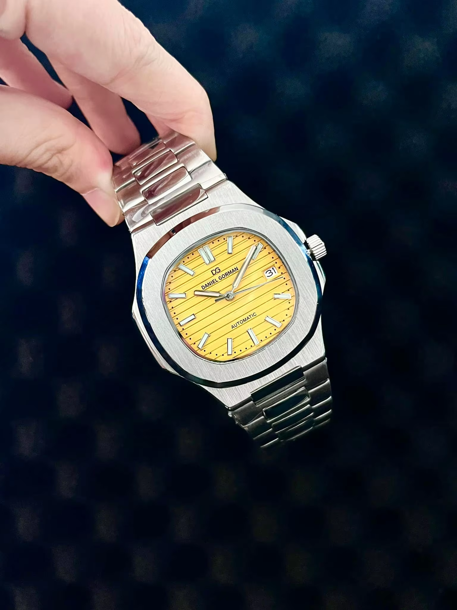 Tiffany – montre automatique bleue