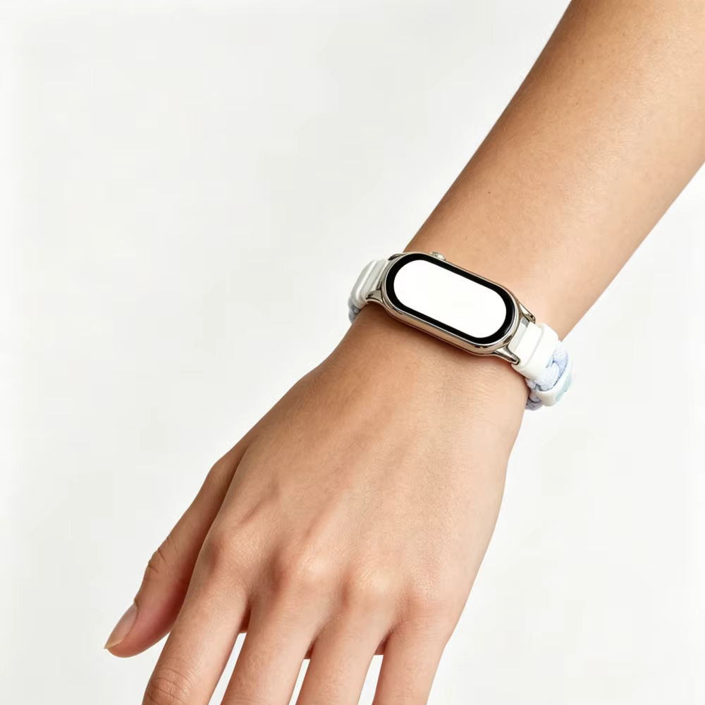 Femmes fille pour Xiaomi bande 10 sangle 8 Bracelet tissé à la main en nylon Mi9 mi8 mi10