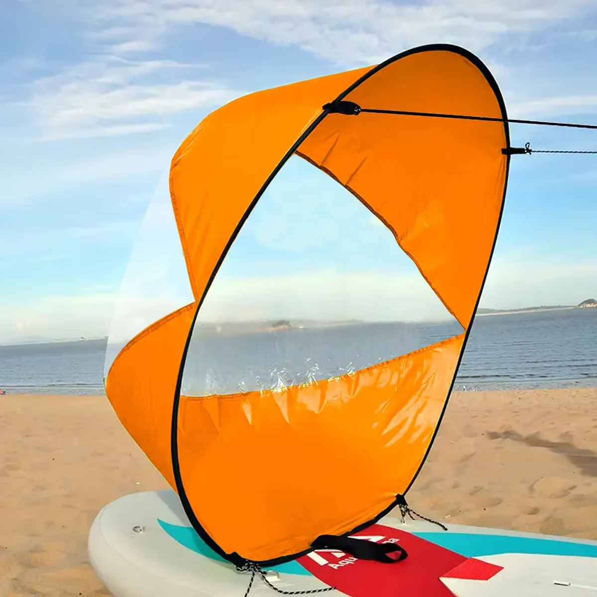 Voile à vent pour planche de SUP et kayak, 42 pouces, accessoire pour paddleboard, accessoires de SUP, accessoires pour planche de surf, sports nautiques, accessoires pour bateau