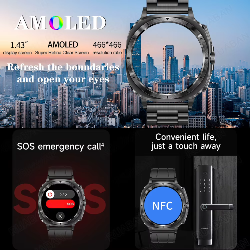 Montre connectée homme 2026 Nouvelle
