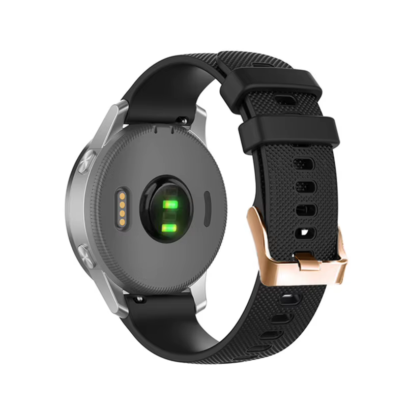 Bracelet de montre intelligente 18 20mm pour Garmin Vivoactive3 4 4S Venu 2 Plus SQ Vivomove HR Bracelet en Silicone Forerunner 245 Bracelet de montre