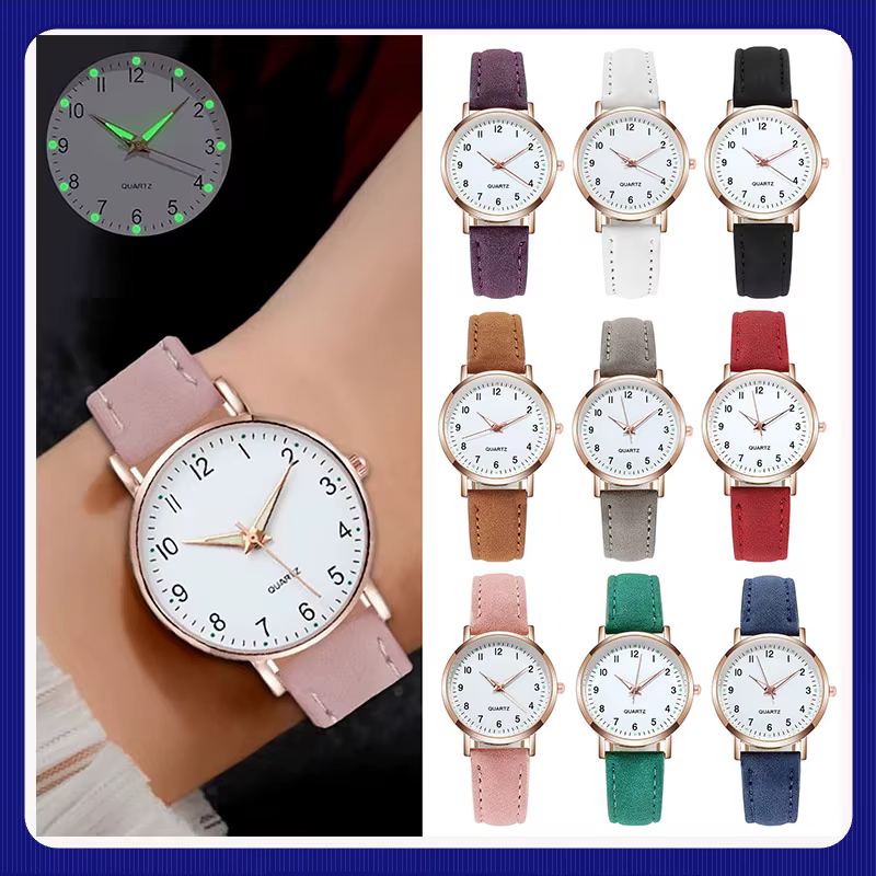 Montres à quartz brillantes pour femmes