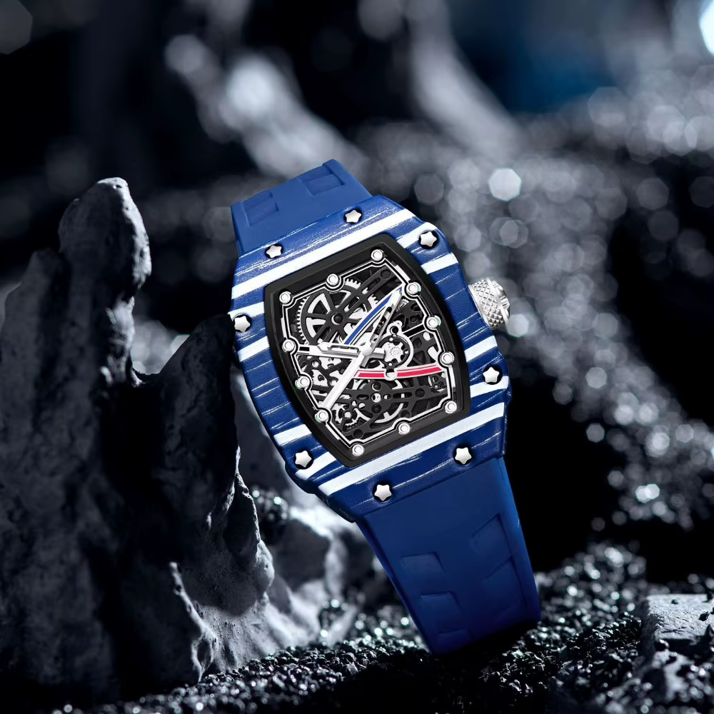 Montre à quartz ultra-fine tendance pour homme