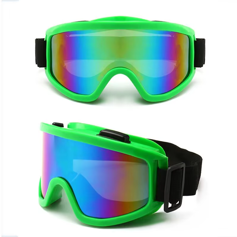 Lunettes de protection pour casque de moto, lunettes de sport de plein air, coupe-vent et anti-poussière, lunettes de ski, lunettes de motocross, anti-émeute, 506