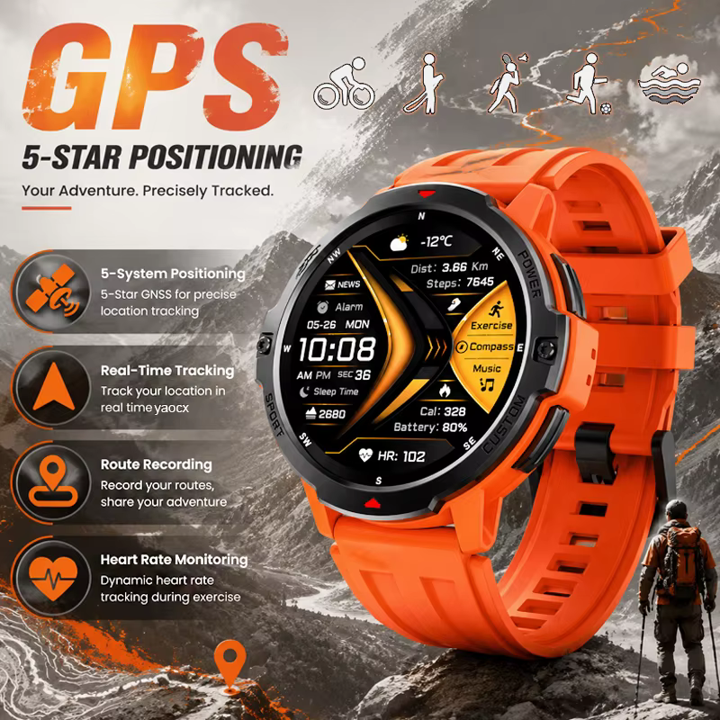 Nouvelle montre connectée GPS avec suivi en temps réel