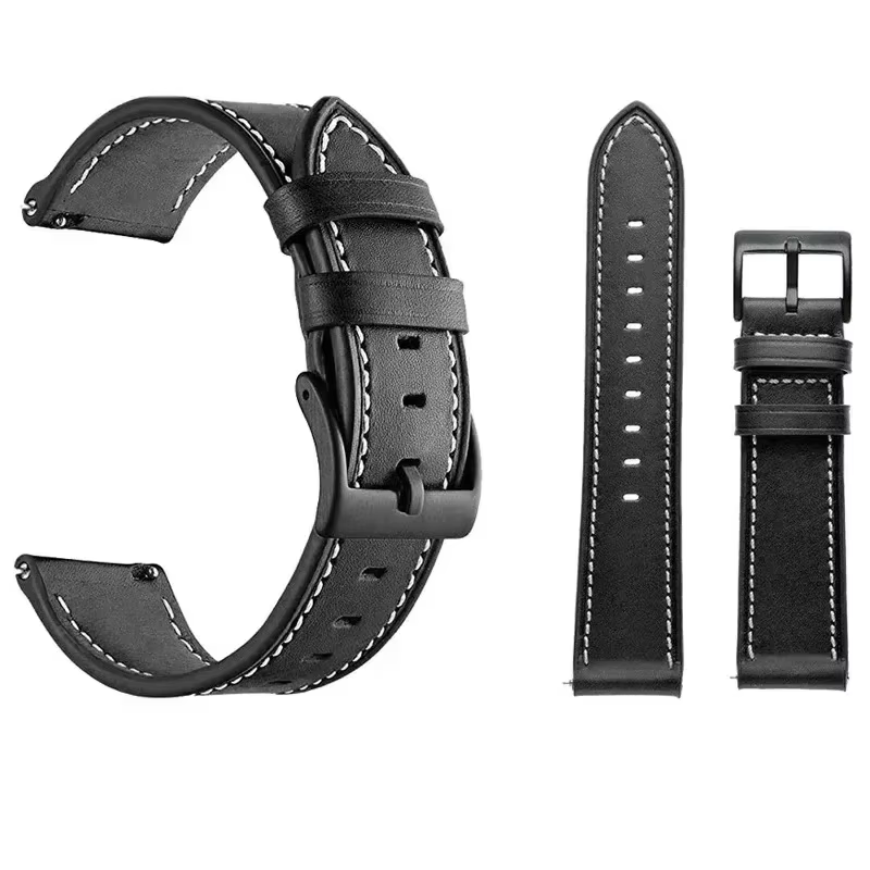 Bracelet de montre en cuir 22mm pour Xiaomi Mi Watch 2