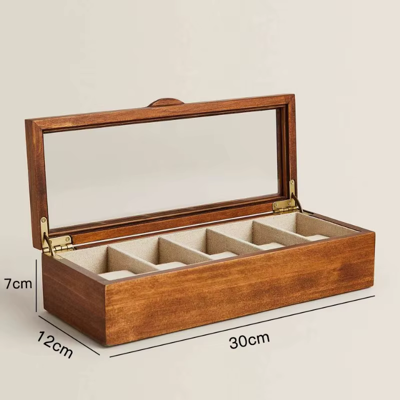 Boîtier de montre en bois personnalisé