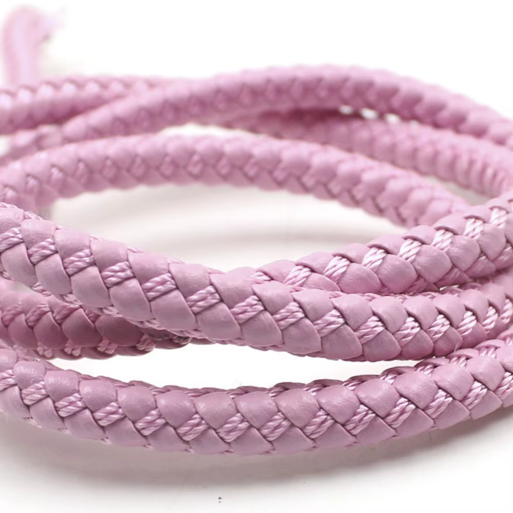 Bracelet Rond Tressé en Cuir PU