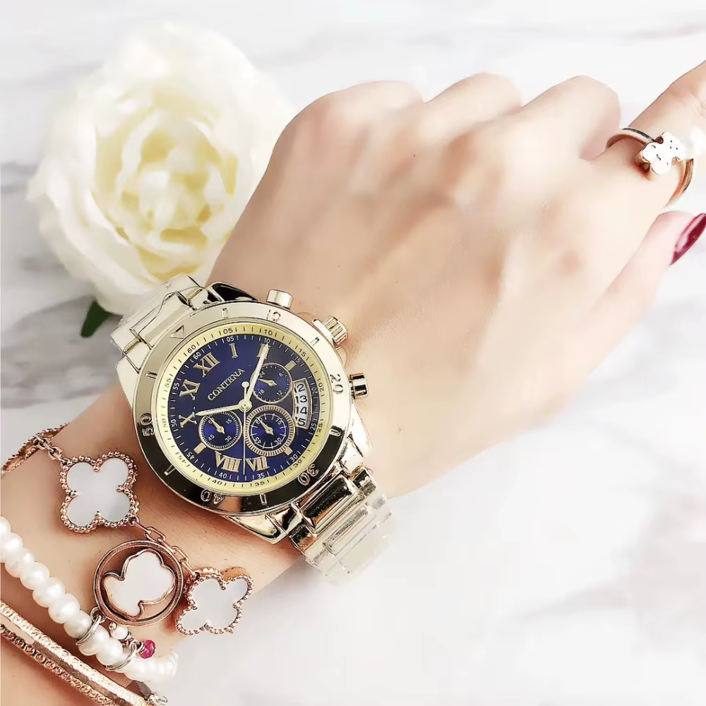 CONTENA Top marque montres de luxe pour les femmes mode Bracelet en acier créatif