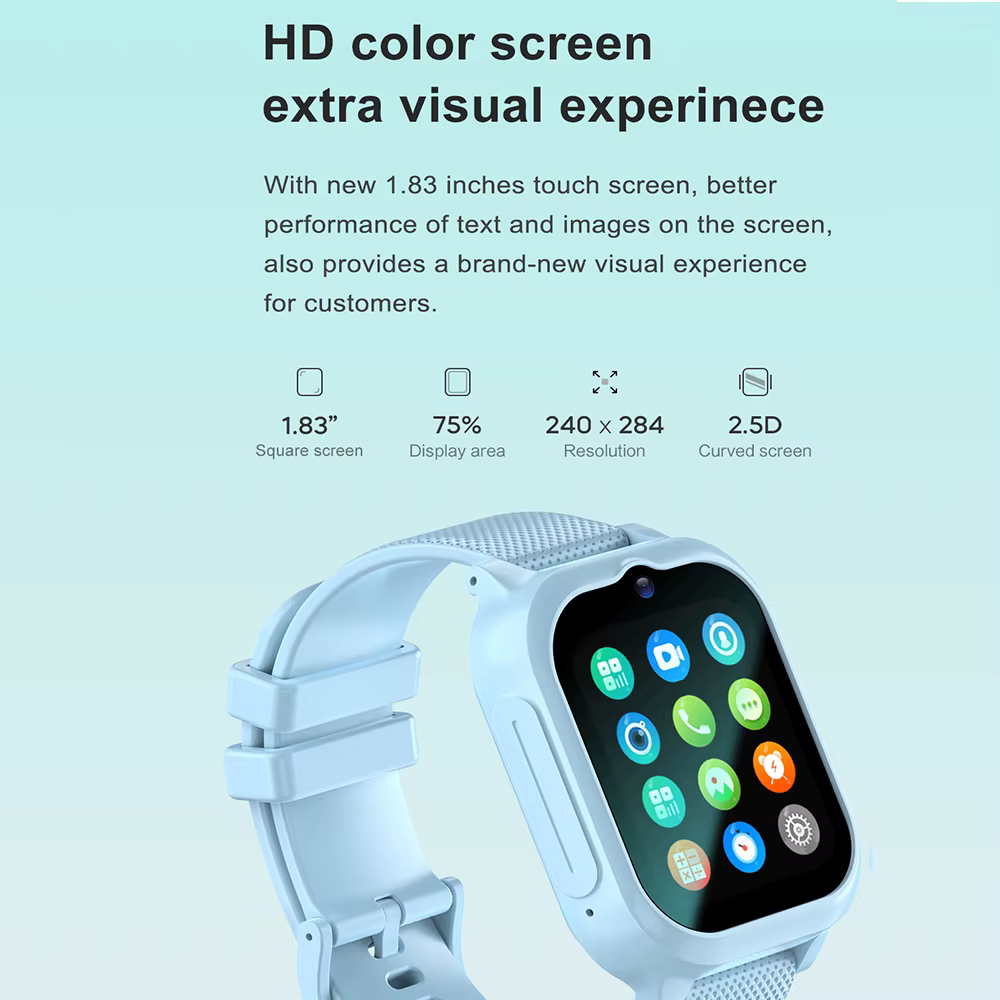 Montre intelligente enfants 4G GPS WIFI appel vidéo SOS moniteur Tracker localisation téléphone