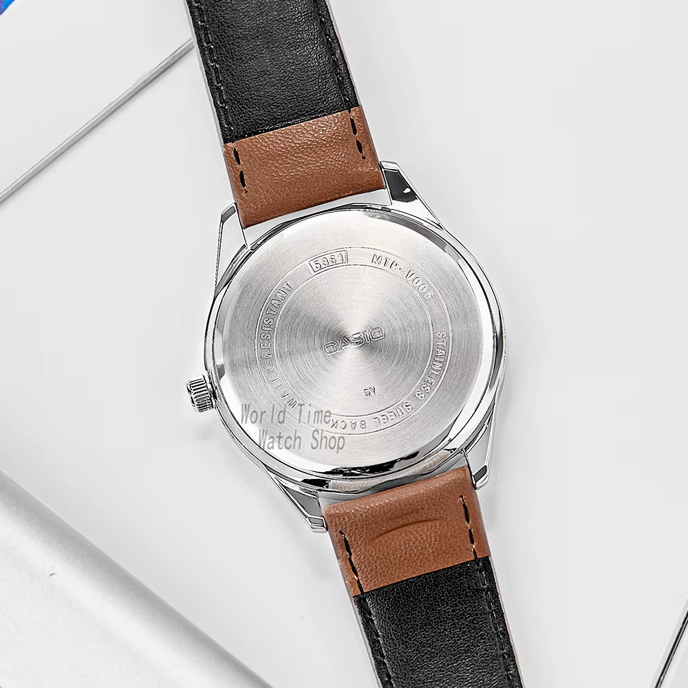 Montre Casio pour hommes ceinture Business Style montre-bracelet à quartz relogio masculino MTP-V005L