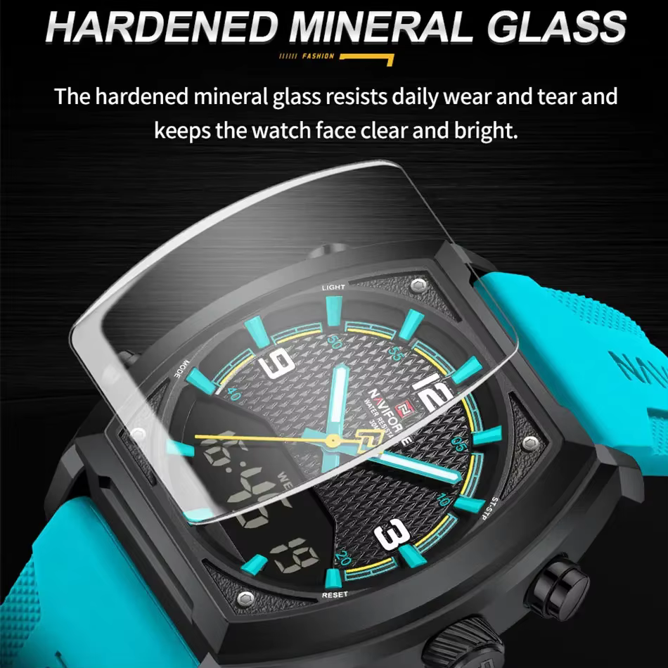 NAVIFORCE montres pour hommes de luxe Sport montre à Quartz