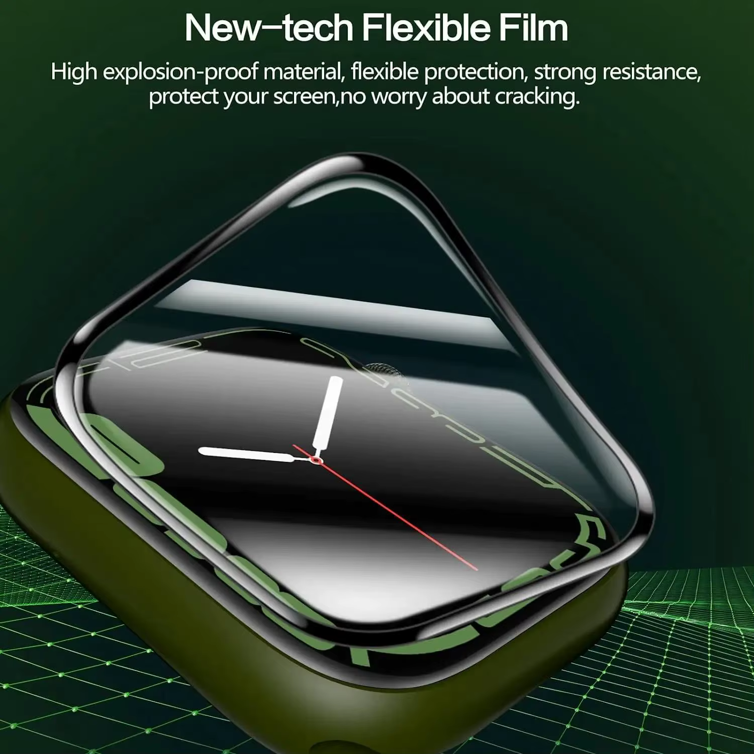 Protecteur d'écran pour Apple Watch série 9 8 7 6 SE 5 4 3
