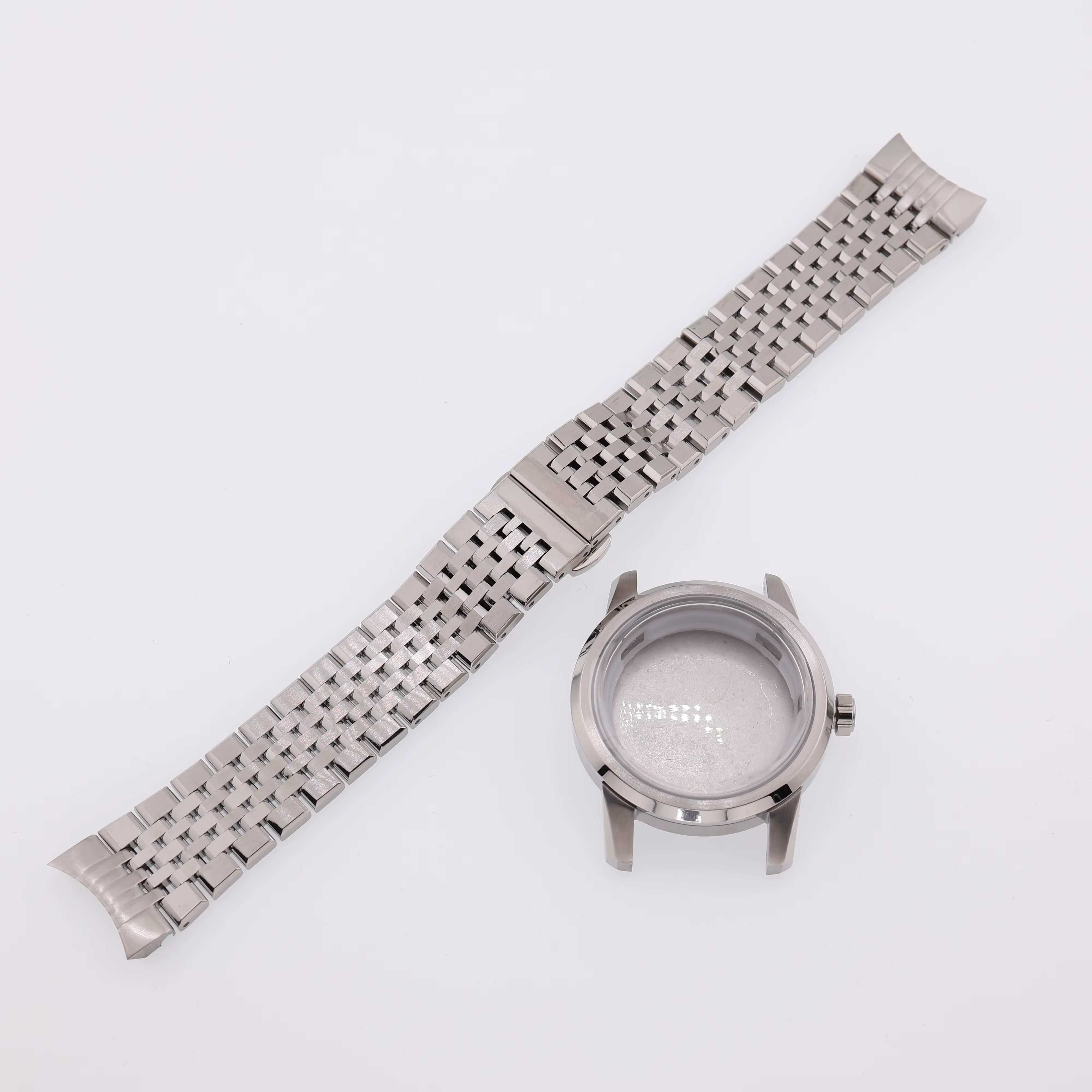 Boîtier de montre pour homme 40 mm en acier inoxydable 316L