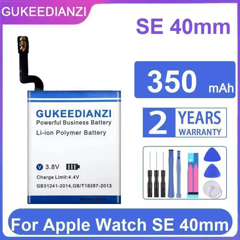 Batterie Ultra GPS 300-700 mAh pour Apple Watch Series 41MM 44MM 45MM SE SE2 1 2 3 4 5 6 7 8 9 40MM LTE 38MM 42MM