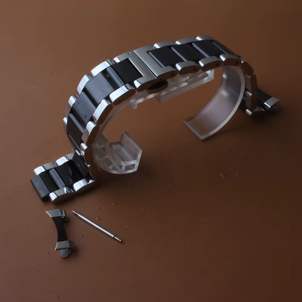 Bracelet de montre en acier inoxydable pour hommes et femmes