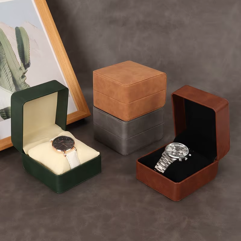 Seiko – boîte de montre en cuir