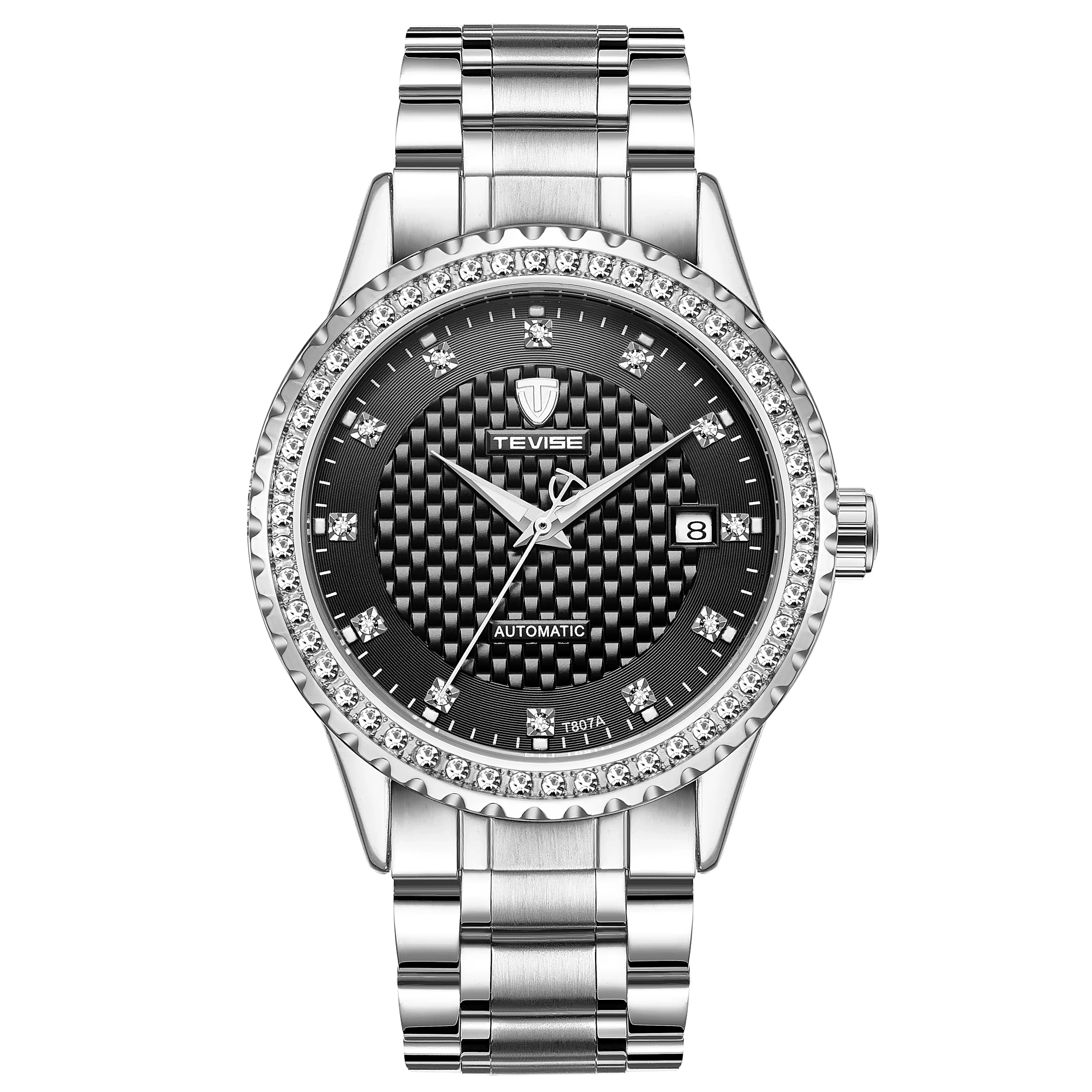 TEVISE montre mécanique automatique pour hommes en acier inoxydable marque montre étanche avec calendrier montre de luxe lumineuse