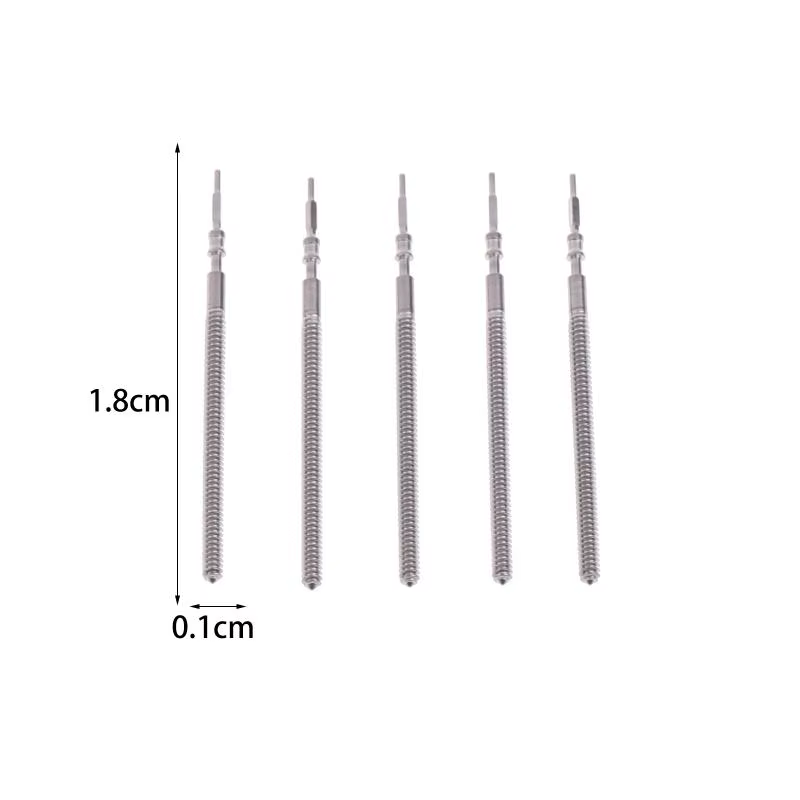 Lot de 5 tiges de mouvement de montre 1M02