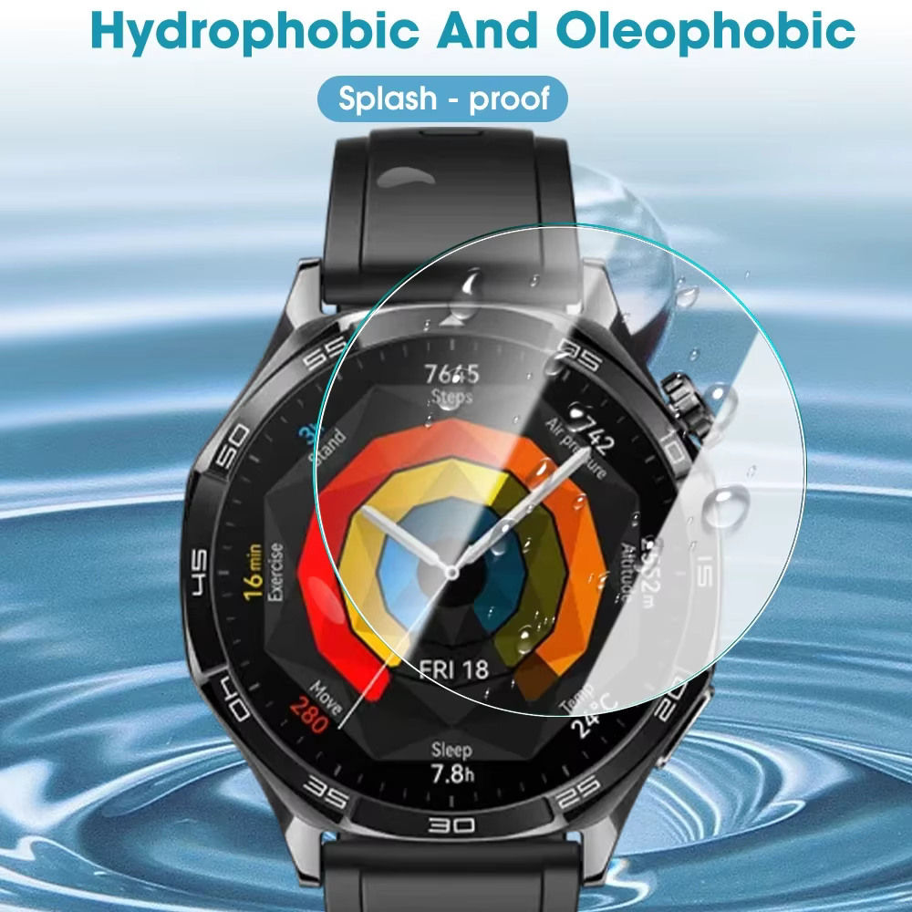 41mm 46mm verre de protection pour Huawei montre GT 5 4 3 2 Pro Smartwatch protecteur d'écran