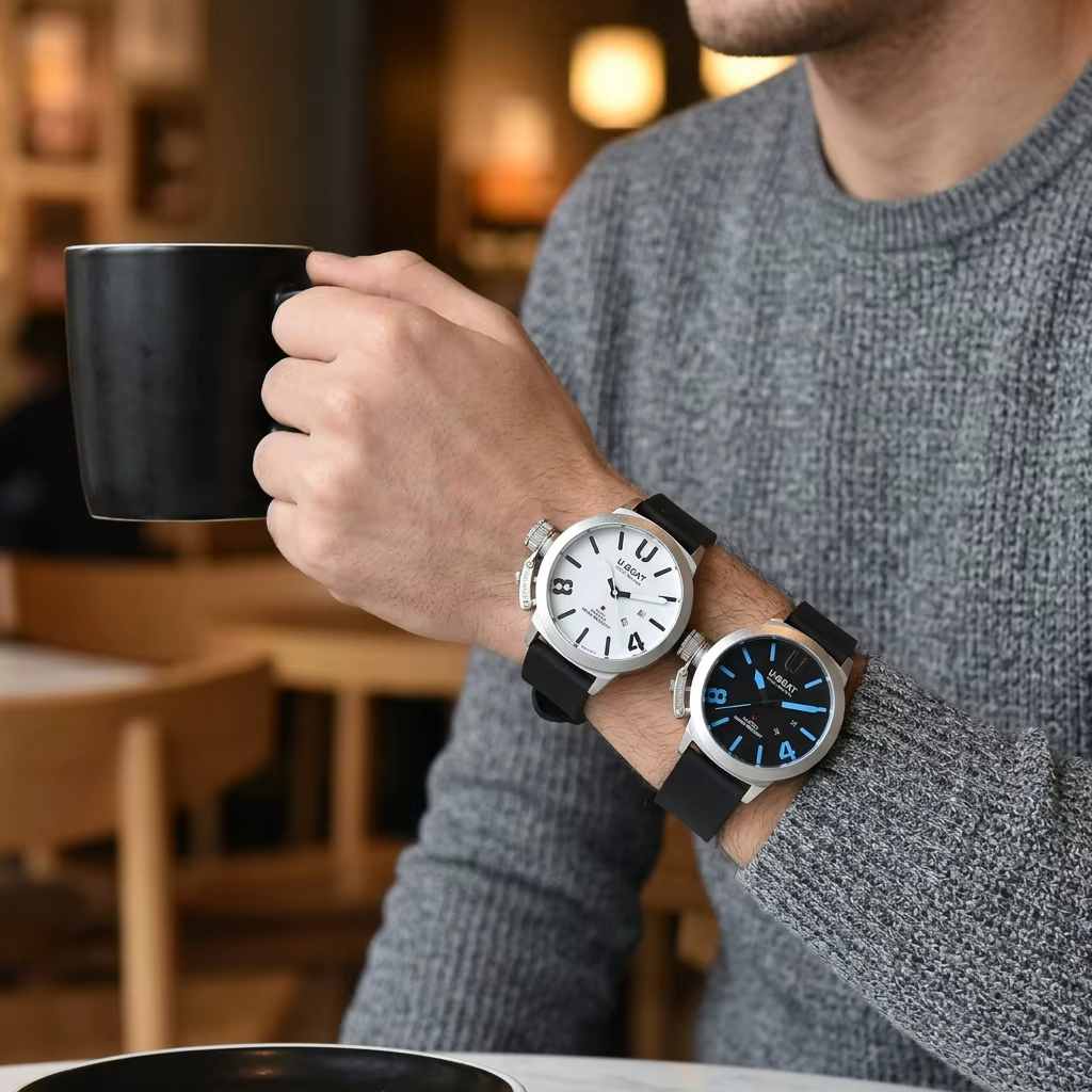 Montre-bracelet sport chronographe à quartz pour homme U-BOAT