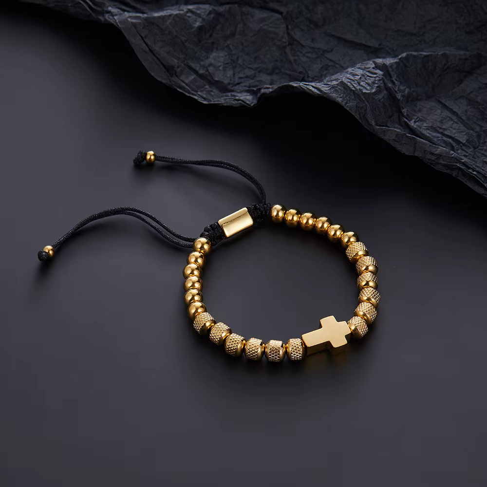 Bracelet en acier inoxydable galvanisé bon marché pour femmes