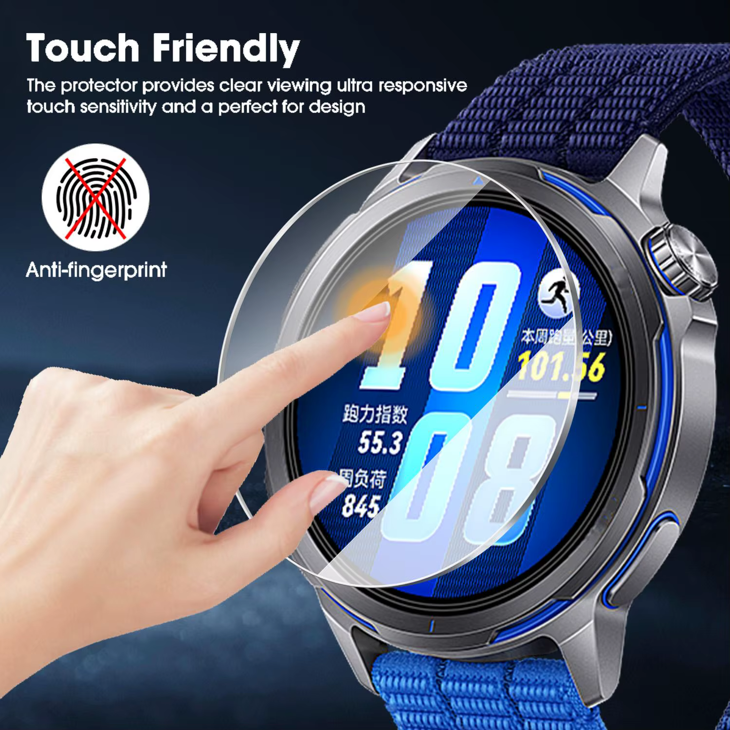 Protecteur d'écran transparent pour Huawei Watch GT Runner 2 Runner2