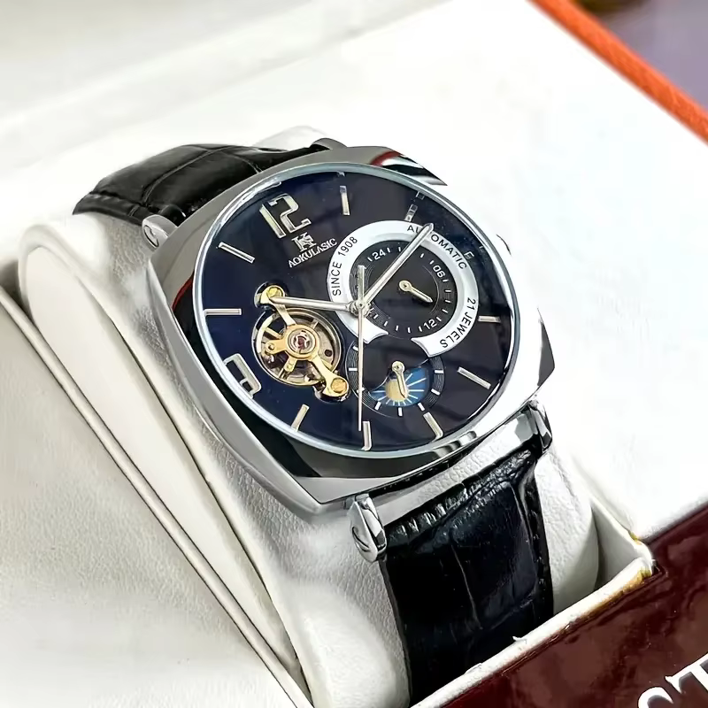Montre mécanique pour homme rétro | Élégant