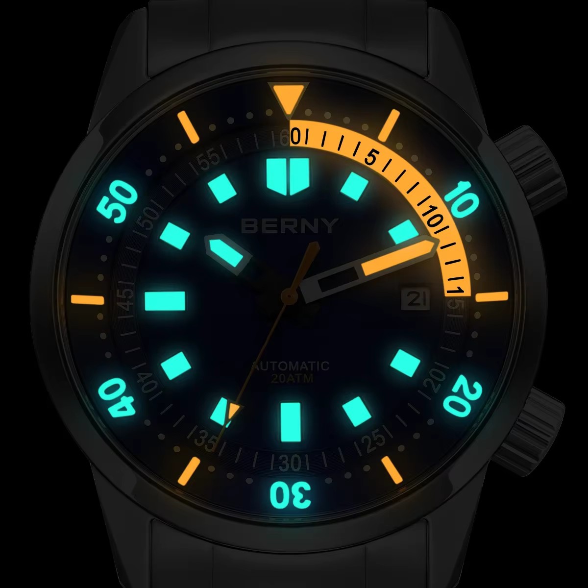 BERNY – montre de plongée pour hommes
