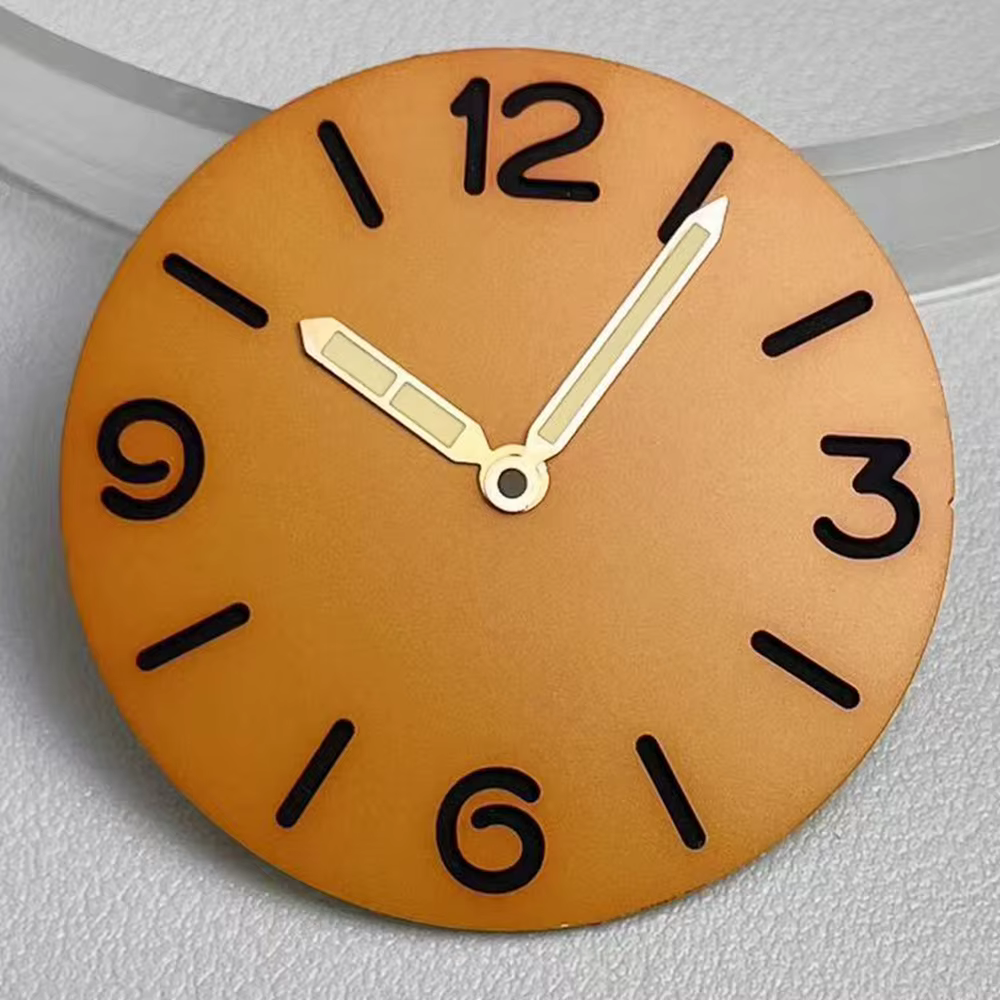 Le cadran de 38, 7 mm convient aux montres automatiques pour hommes ETA6497/6498 ST3600 avec des chiffres arabes rétro