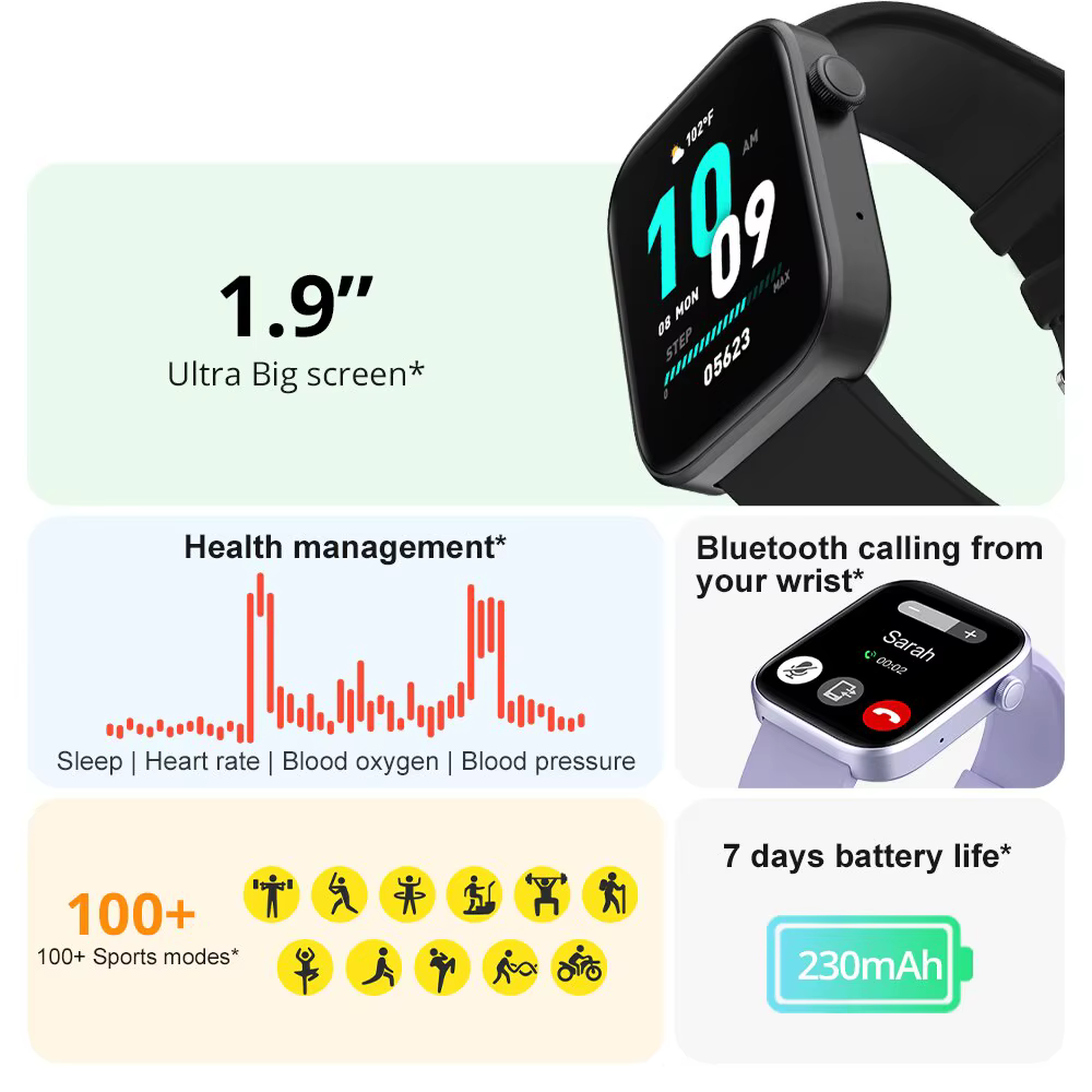 Montre connectée P71 pour les hommes et les femmes