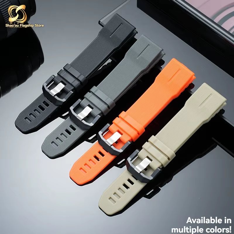 Bracelet de montre en résine et caoutchouc pour hommes