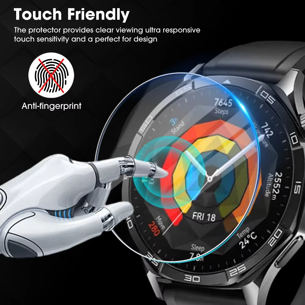 41mm 46mm verre de protection pour Huawei montre GT 5 4 3 2 Pro Smartwatch protecteur d'écran