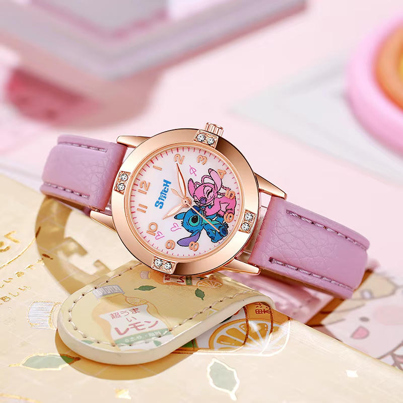 Montres pour filles, motif de dessin animé