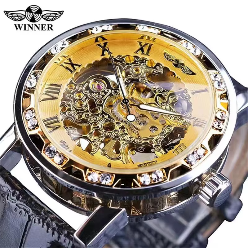Montre mécanique rétro haut de gamme pour homme