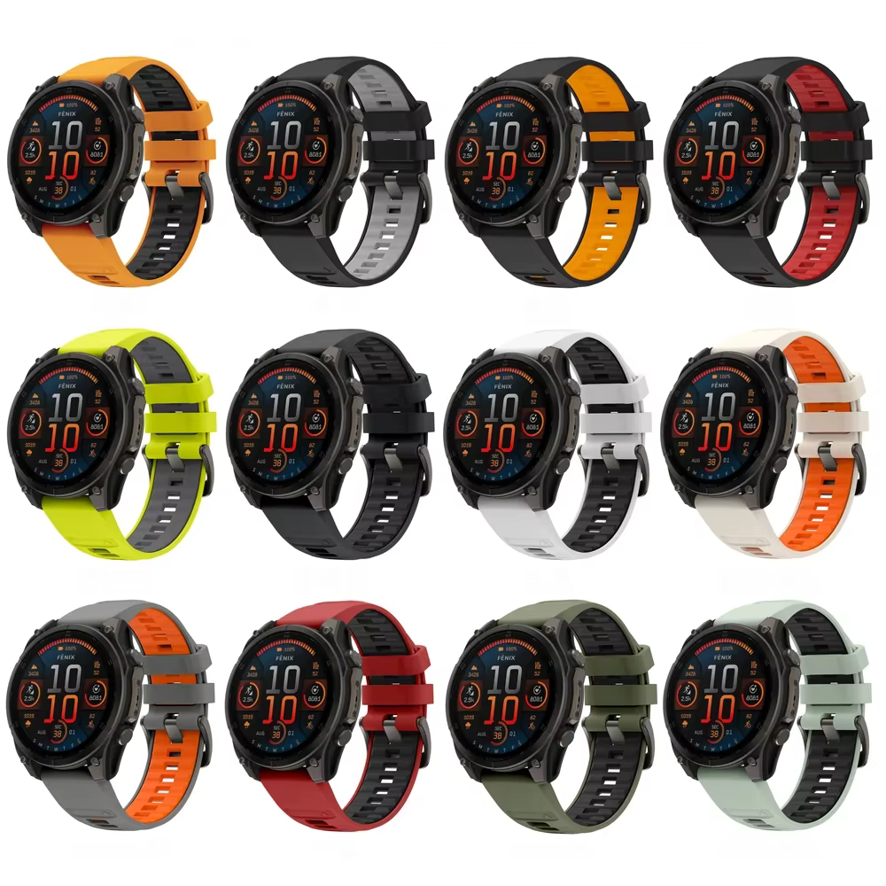 Fenix8 Bracelet de montre pour Garmin Fenix 8 47mm 51mm E 7 7X/Epix Pro/6 6X 5X Plus/Enduro 3 QuickFit 26mm 22mm