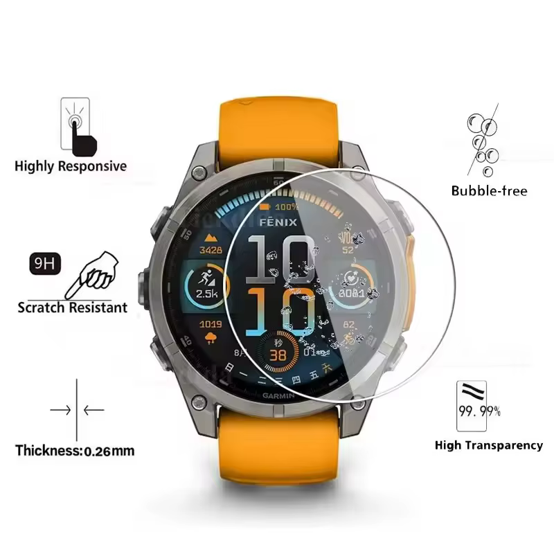 Protecteur d'écran pour montre intelligente Garmin Epix Gen 2/Epix Pro Gen 2