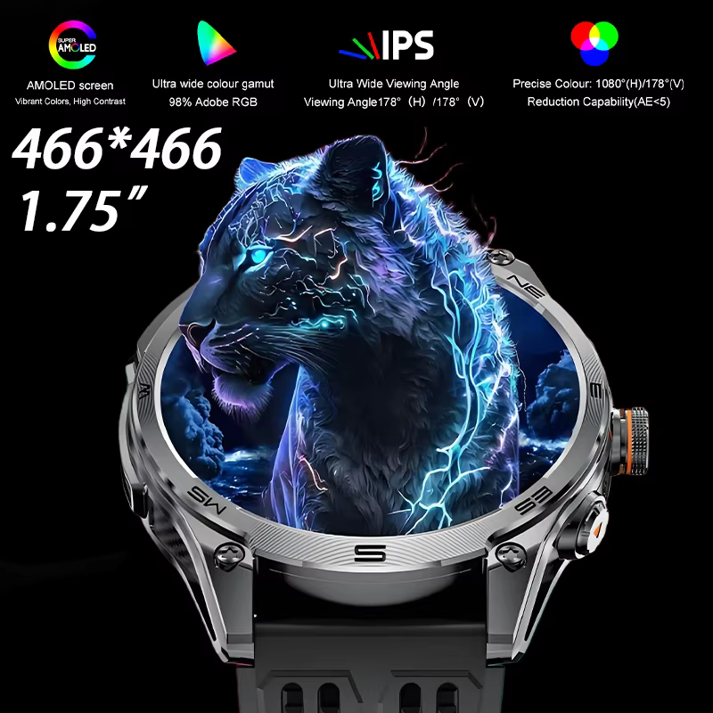 Nouvelle Montre Connectée GPS Homme 2026 pour Activités de Plein Air