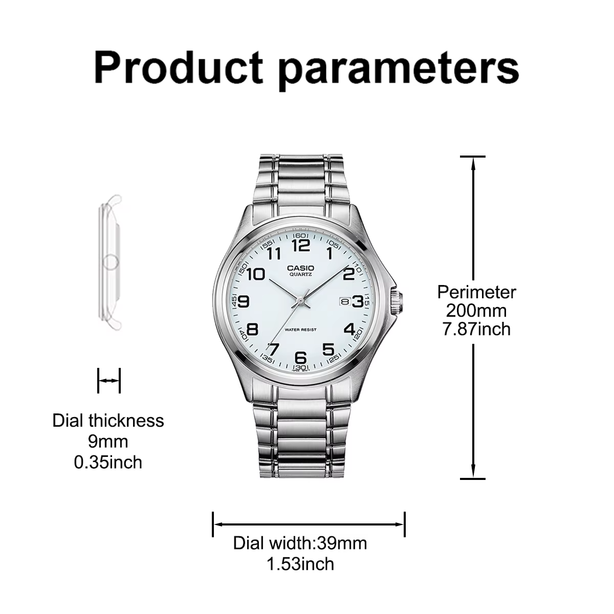 Montre à quartz pour homme CASIO MTP-1183A