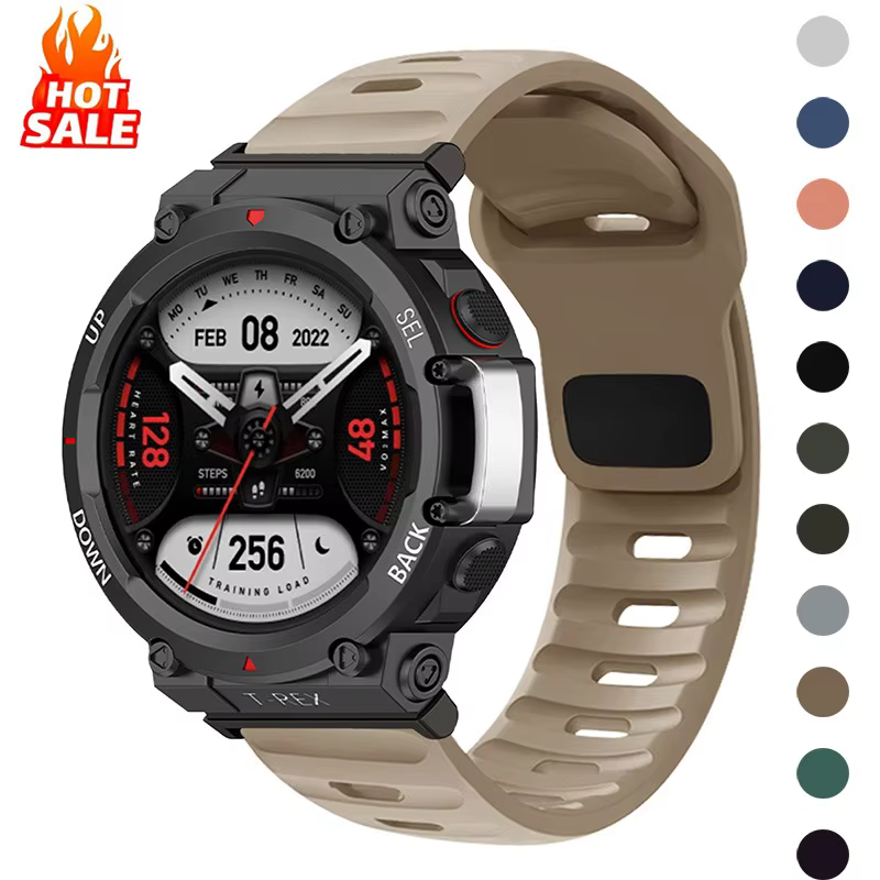 Bracelet en Silicone pour montre intelligente Huami Amazfit T-REX 3/2/1