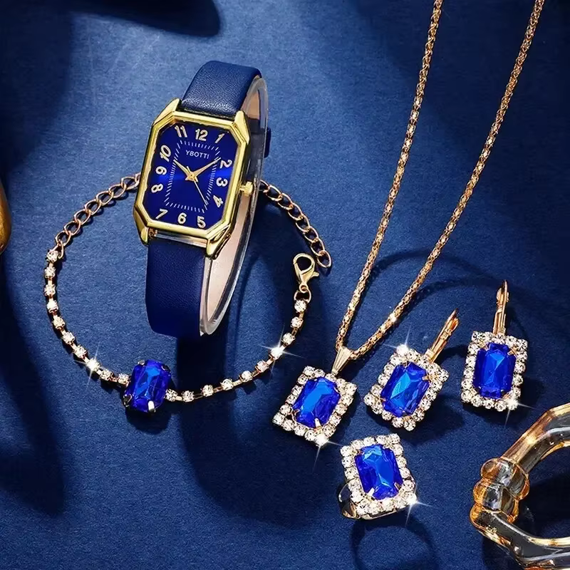 Montre-bracelet à quartz carrée pour femme