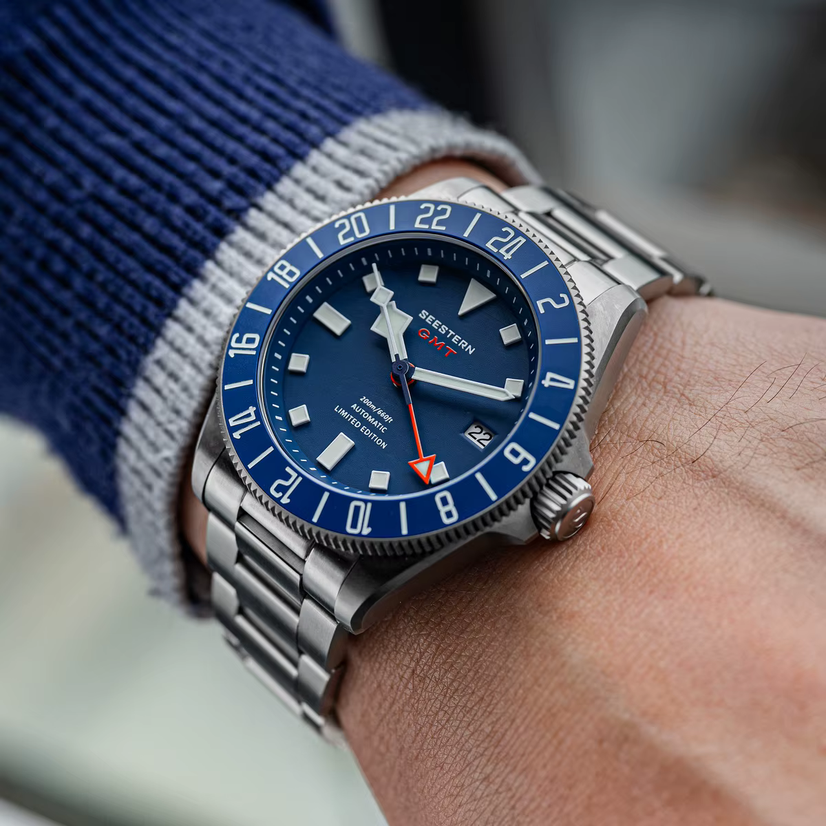 Montre de plongée GMT pour hommes