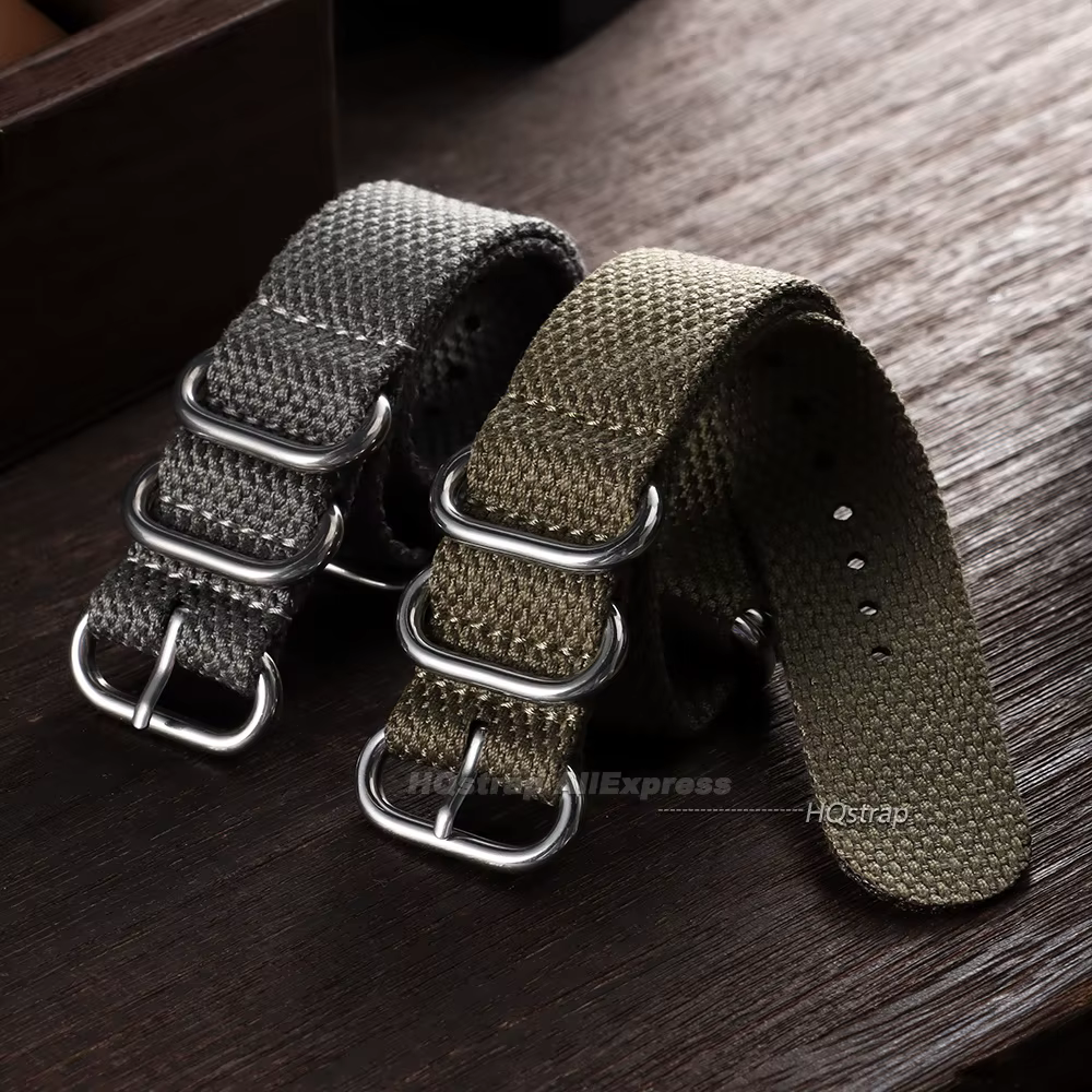 Bracelet de montre en tissu Nylon tissé